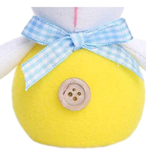 Juego De 6 Adornos Colgantes De De Pascua, De De Peluche