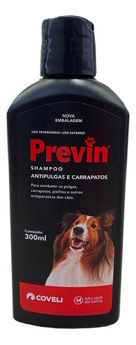 Shampoo Altipugas Previn Coveli - 300ml Fragrância Neutro Tom de pelagem recomendado Todas