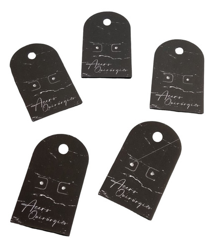 500 Exhibidor Para Aros Etiqueta Tarjeta Troquelada 4 X 6 Cm