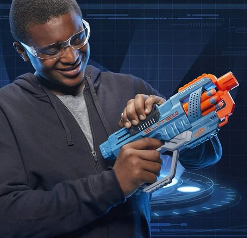 Pistola Nerf Elite 2.0 Commander 12 Dardos Hasbro