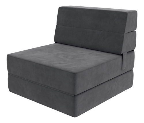 Dhp Comoda Silla Abatible Cama Convertible Diseño 3 1 Gris