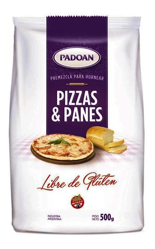 10 U Padoan P/pan Y Pizza Sin Tacc Libre De Gluten P/celíaco