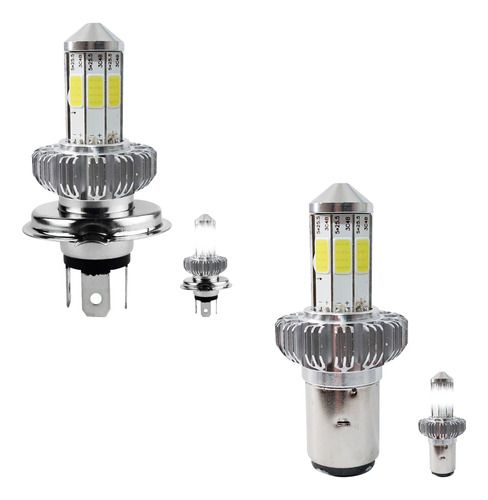 Foco Led Moto 6 Caras Led Cob Con Alta Y Baja 12v F1