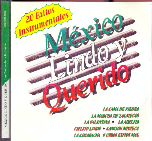 Cd México Lindo Y Querido 20 Éxitos Instrumentales