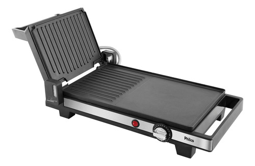 Grill Press PGR02p 3 en 1 negra Philco