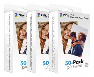 Zink Papel Fotografico Premiun 2x3 Pack 10 Unidades