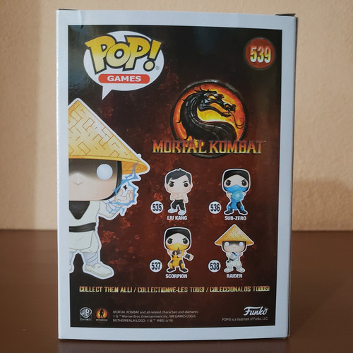 Funko Pop! Games Mortal Kombat Raiden With Lighting #539 (Usado)
