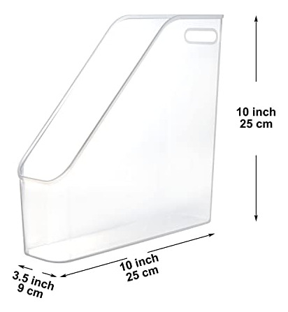 Youngever 3 Pack File Folder Bin Storage, Plastic File Folde