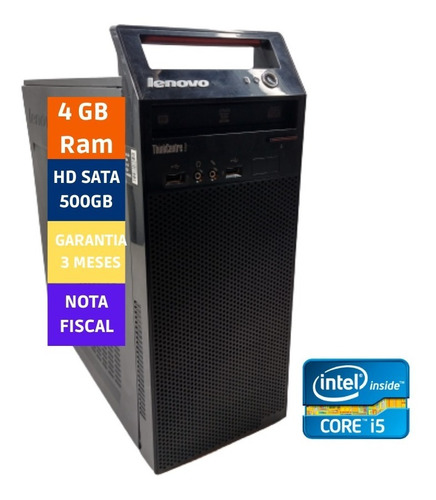 Computador Lenovo Intel Core I5 Cpu 4gb  Ddr3 Hd 500gb Usado