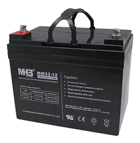 Mm33-12 Bateria Recargable 12v/33ah Mhb Incluye Envio