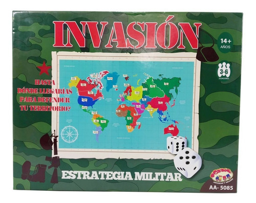 Juego De Mesa Invasión- Estrategia Militar