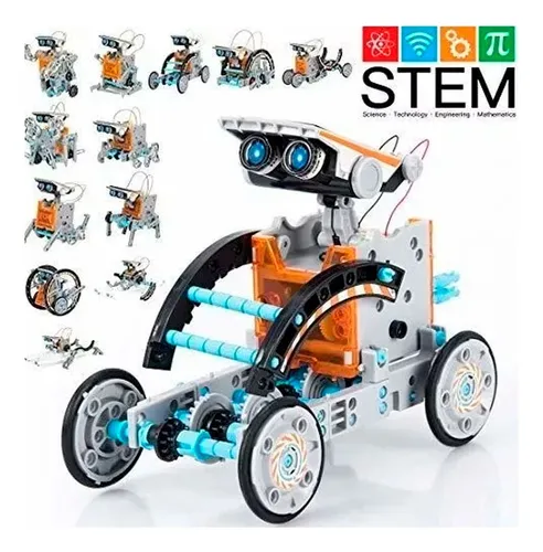 comprar Robot Juguete Educativo Kit Solar 12 En 1 Robotica Stem Arma