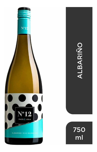 Vino Blanco Español Paco & Lola No12 Albariño 750ml