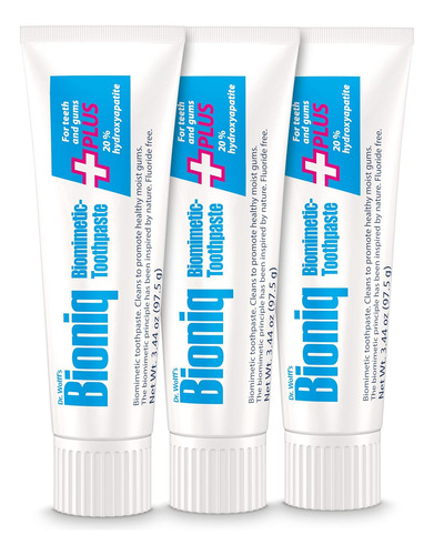 Bioniq Plus Biomimetic Toothpaste With 20 Percent Hydroxy...