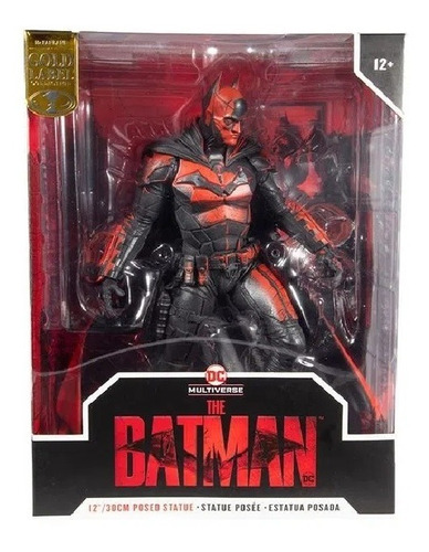 Batman V1 Gold Label Dc Multiverse Estatua Posada Fun F00737