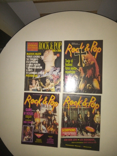 Lote De Revistas Rock And Pop . Excelente Estado.