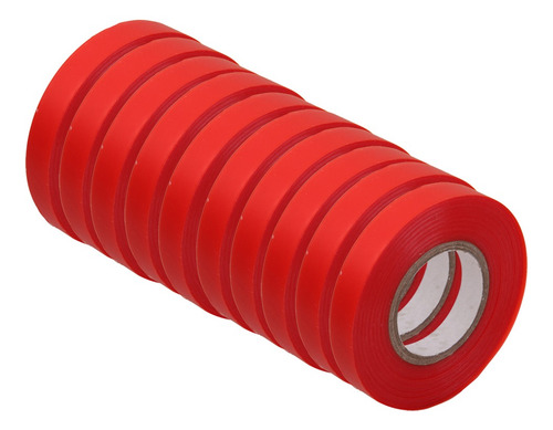 Imagen 10 de 10 de 10 Rollos De Cinta De Lazo Elástica Robusta Roja De 82 Pies