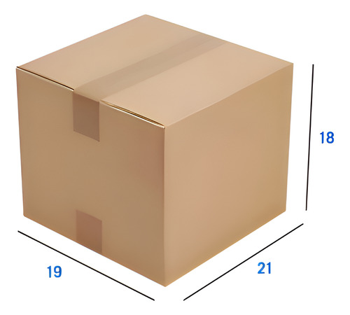 Caixas De Papelão Para Envios Correios 21x19x18 -25 Unidades