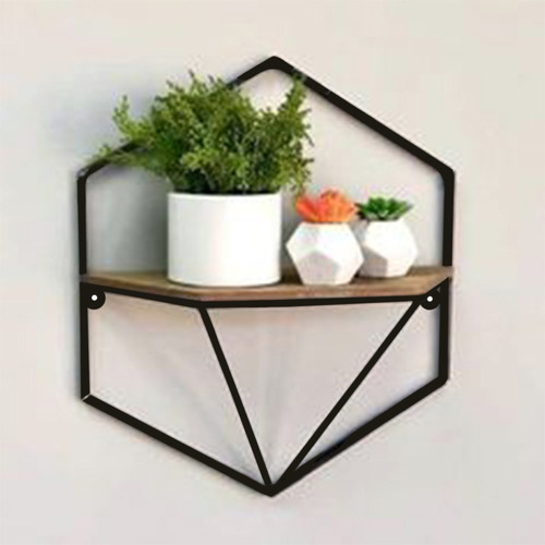 Repisa Decorativa Hexagonal Minimalista 