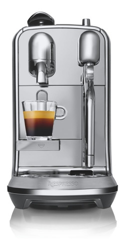 Cafetera Nespresso Creatista Plus Silver J520 + Capsulas 