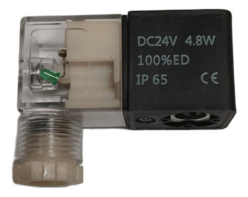 Electroválvula Neumática Doble Solenoide 5/3 Vías 1/2 Bobina De 24vdc