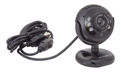 Webcam Multilaser Visão Noturna 16mp Usb Microfone - Wc045