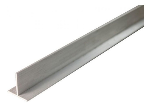Perfil De Aluminio T 50x50x2 Mm Natural Tira X 2mts