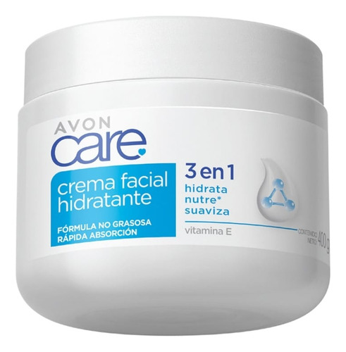 Crema Facial Hidratante Nutre 3 En 1 No Grasosa Vit E Avon Momento De Aplicación Día/noche Tipo De Piel Todo Tipo De Piel