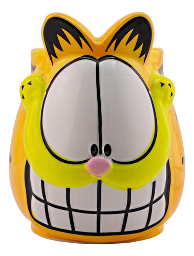 Taza Garfield 3d Sonrisa Amarillo Garfield Sonrisa