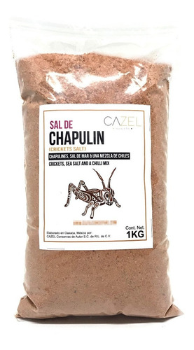 1 Kg Sal De Gusano De Maguey Tradicional Oaxaca Sabor Chapulín