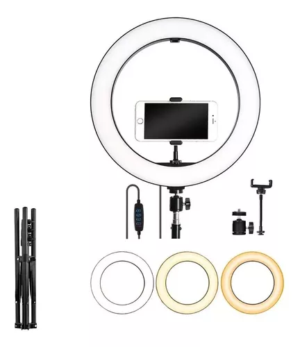 Aro de Luz mini 10 / LAMPARA DE ARO DE 10 RL10 con tripie