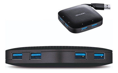 4-puertos Portable Hub Usb 3.0 Plug & Play Windows Linux