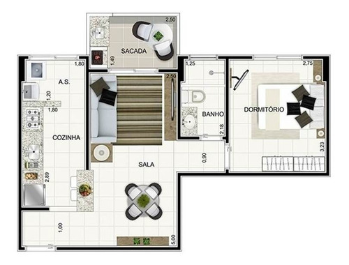 Imagem 5 de 9 de Apartamento, 2 Dorms Com 78.58 M² - Aviação - Praia Grande - Ref.: Jsan108 - Jsan108
