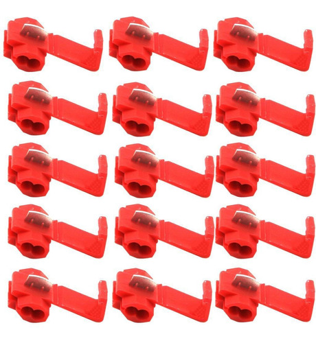 50 Piezas 16-22 Awg Bloqueo Conectores De Empalme Terminales