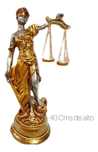 Dama Ciega De La Justicia Themis 40 Cms  Abogados Jurídico 