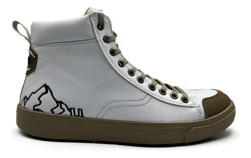 Sneakers Blancos Para Hombre Crosscountry Mod 403 High Top