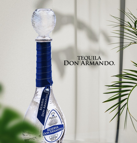 Tequila Reserva Don Armando Blanco 100% Agave Plata 750ml