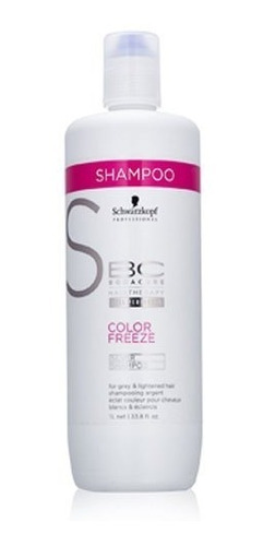 Schwarzkopf Bc Color Freeze Ph 4.5 Silver Shampoo (para Cabe