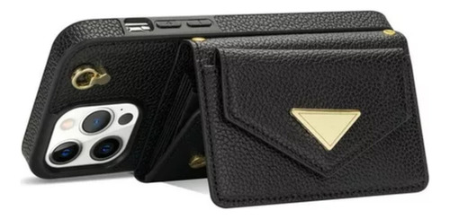 - M Funda Para iPhone 16 15 14 13 Cartera Con Correa