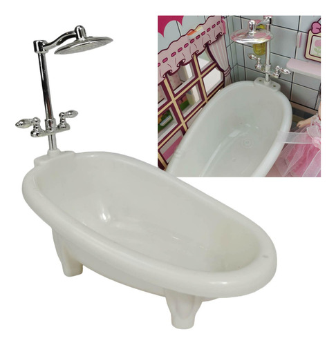 Muebles De Casa De Muñecas, Modelo De Exhibición, Baño