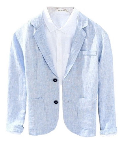 Blazer Masculino Para Ternos 100% Linho [u]