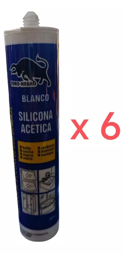 SILICONA Silicona Blanca Acetica con Fungicida 280ml