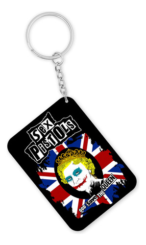 Llavero Sex Pistols Banda Punk God Save The Queen Música