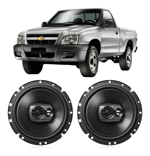 Falante Gm S10 2001 A 2011 100w Rms Automotivo Kit