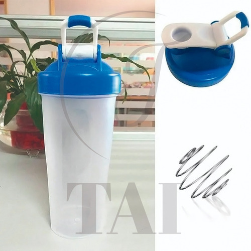 Imagen 2 de 4 de Vaso Batidor Deportivo Mezclador De Proteinas 600ml Tai