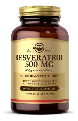 Solgar Resveratrol 500mg 30caps