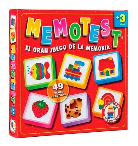 Juego De Mesa Infantil Ruibal Memotest H418