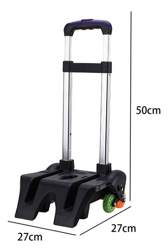 Carrito De Mano Plegable Con Mochila Resistente