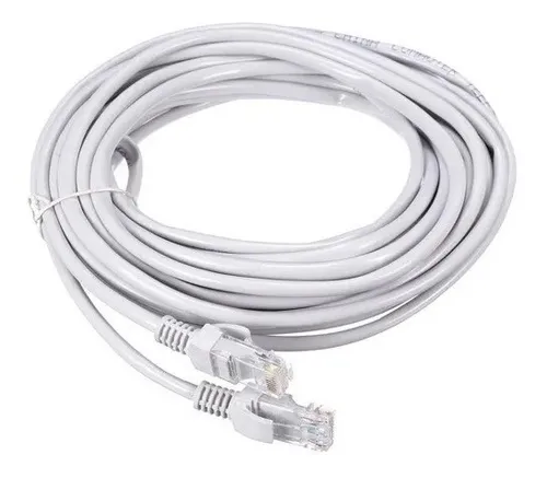 Cable De Red Ethernet Internet 10 Metros Rj45 Cat 7 Plano — Una Ganga