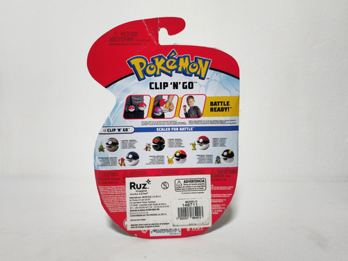 Pikachu Pokemon Pokebola + Repeat Ball - Clip N Go Pokemon